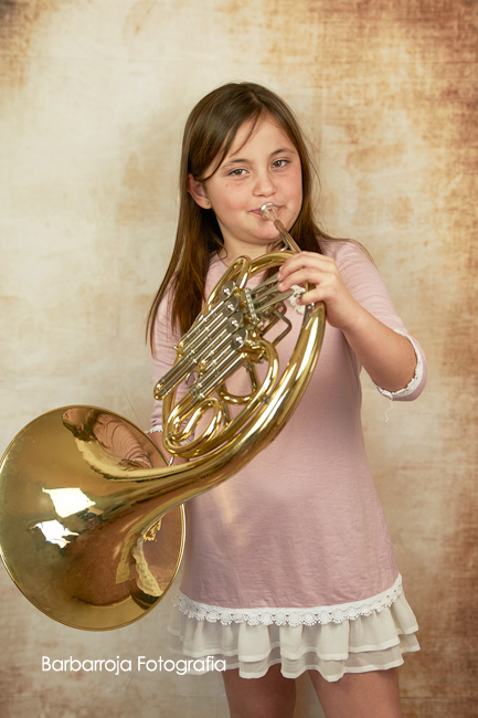 foto músico trompa